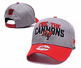Buccaneers Fire The Cannons Gray Peaked Adjustable Hat GS,baseball caps,new era cap wholesale,wholesale hats